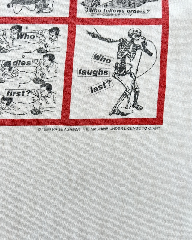 -Rage against the machine- Vintage 90s XL Rock band T-shirt T-shirt