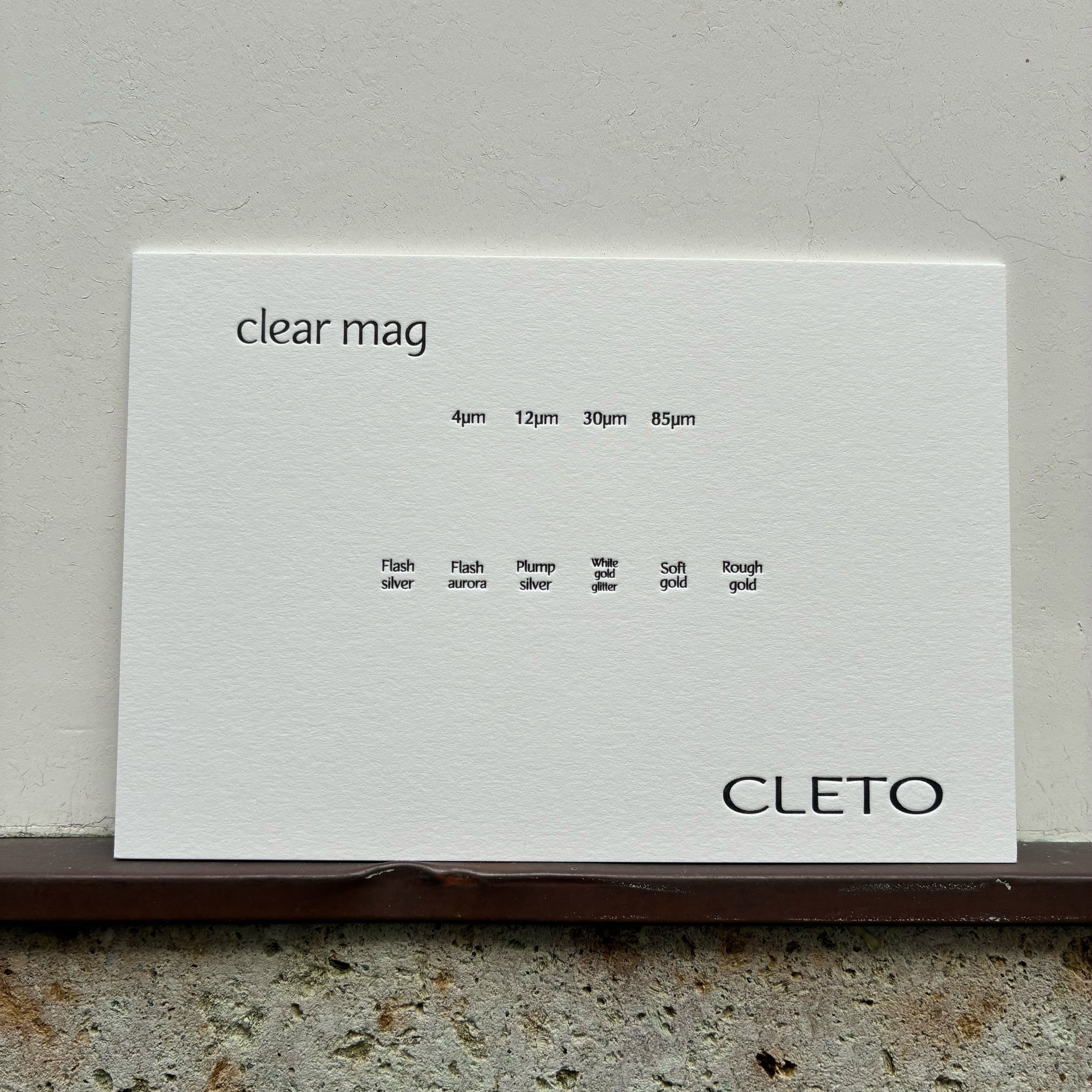 clear mag 4μm | CLETO / loade