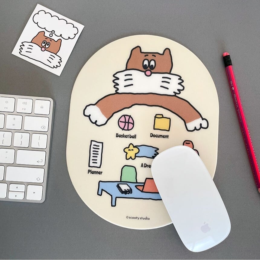 scooty studio] マウスパッド ver.2（全3種） | moim - 韓国雑貨や小物
