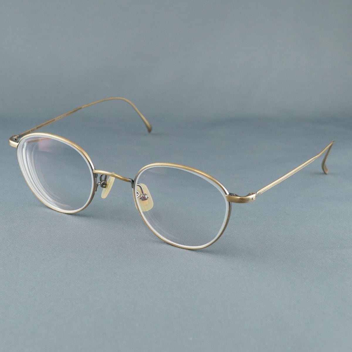 眼鏡 金子眼鏡 VINTAGE KV-78L USED美品 ATG アンティークゴールド