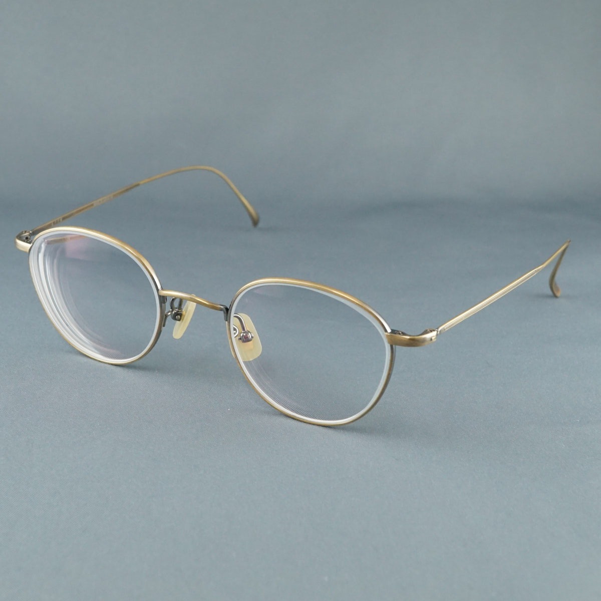 眼鏡 金子眼鏡 VINTAGE KV-78L USED美品 ATG アンティークゴールド 