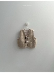 〖取寄〗韓国子供服 / 26winter / minirobe / ボアベスト / キッズ *S~XL*