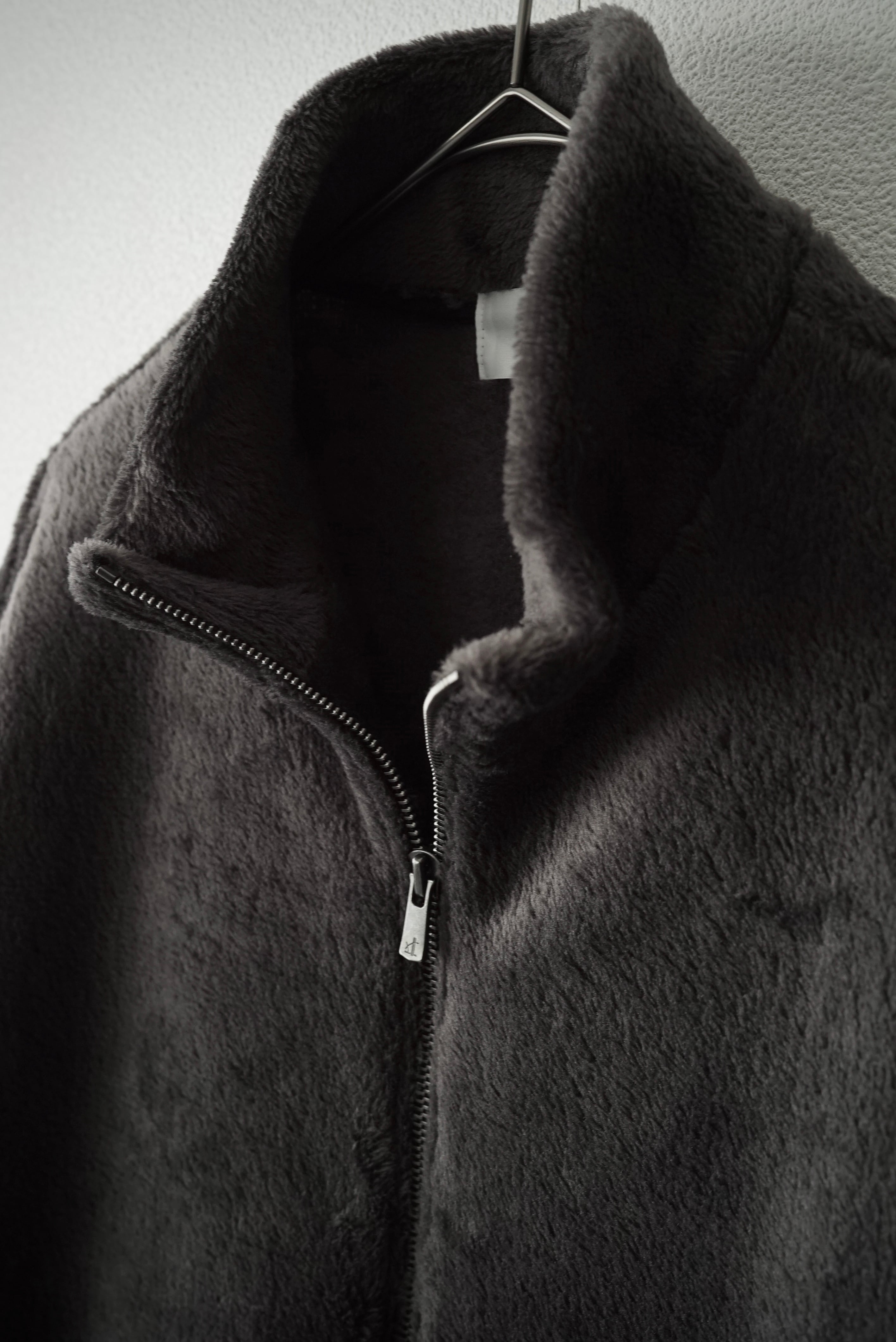 High Loft Fleece / Track Jacket(GRAY)