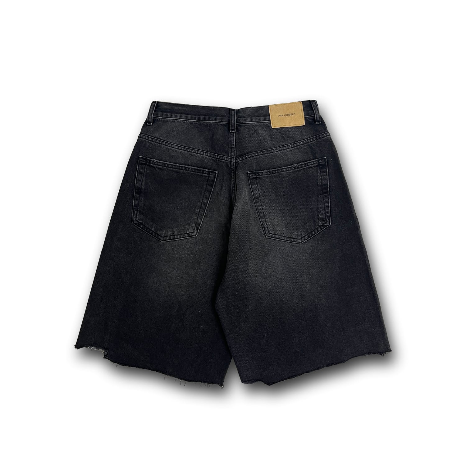 ASKYURSELF / CROSS PIN BAGGY JEANS SHORTS | HOLICK