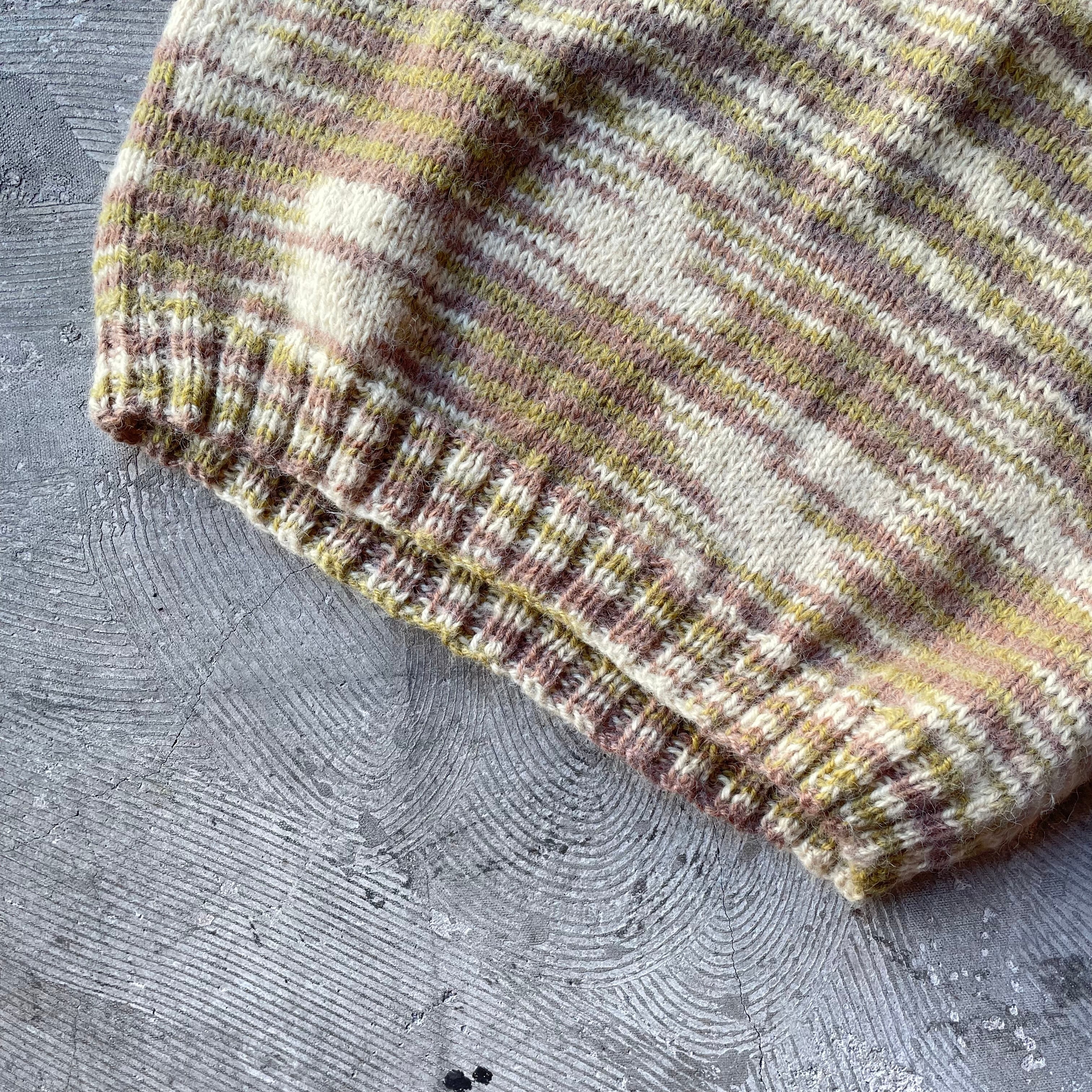 ヨーロッパ ハンドメイド ニット セーター 手編み