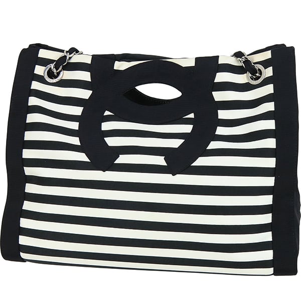 Used CHANEL シャネル チェーントートバッグ クルーズライン