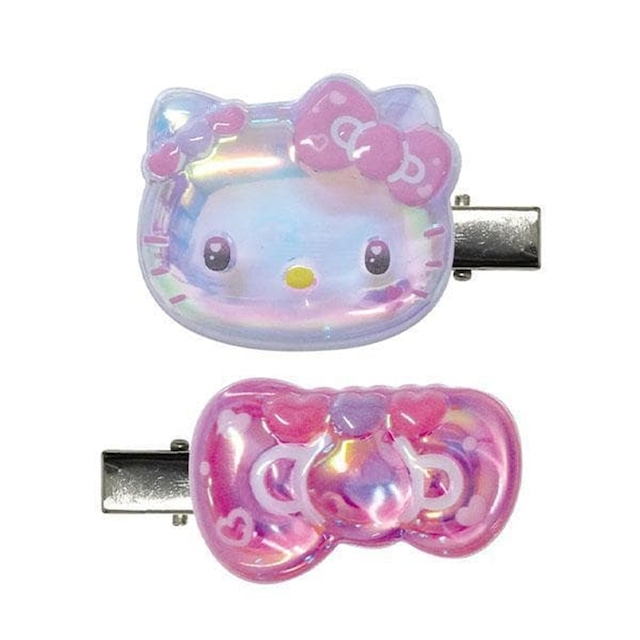 サンリオハローキティぷっくりったいヘアクリップ2Pピンク(5301319)