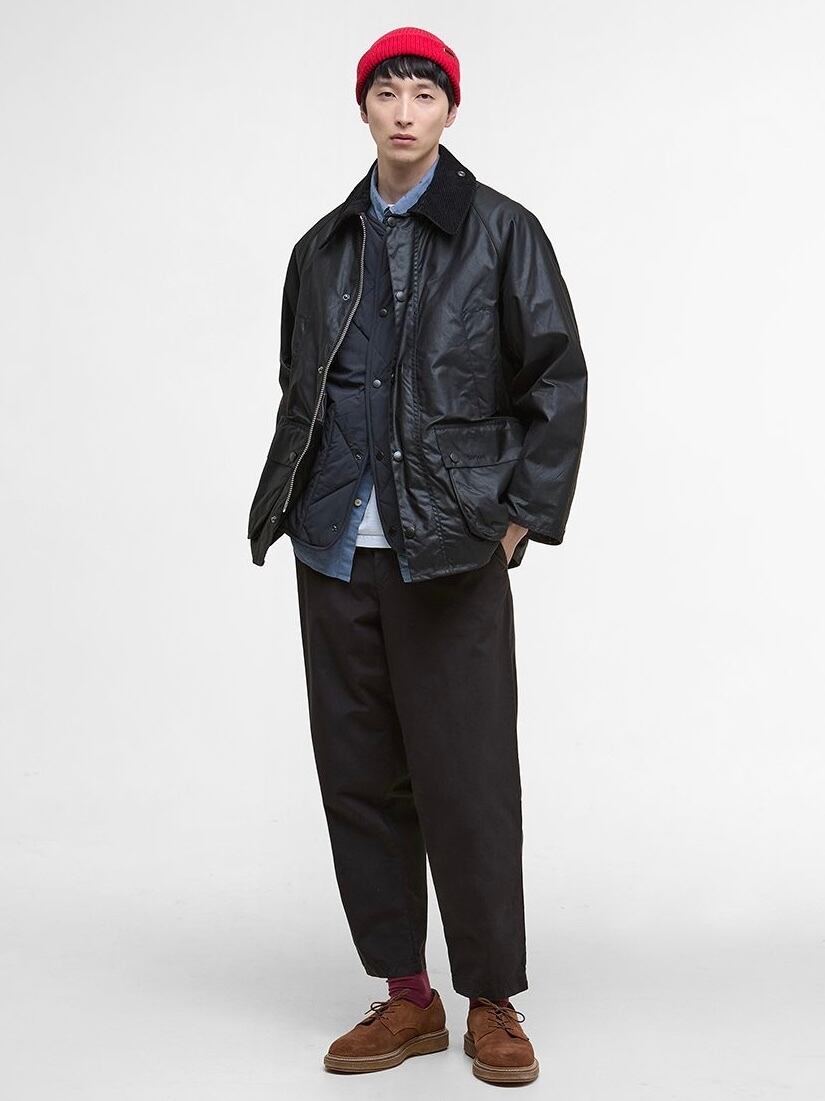 Barbour / 【BEDALE】Waxed Jacket Oversized Fit / BLACK | 【FLAGS