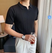 【BB80】Silk Polo Shirt