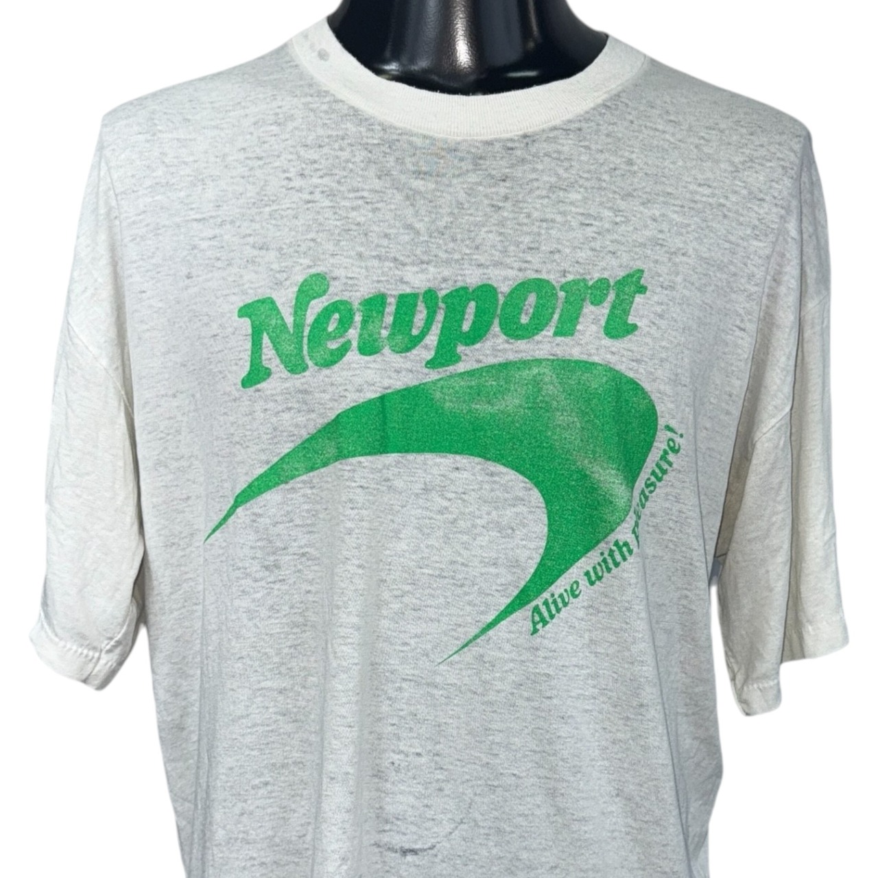 【NEWPORT】ニューポート 企業ロゴプリント Vintage Tシャツ XL相当