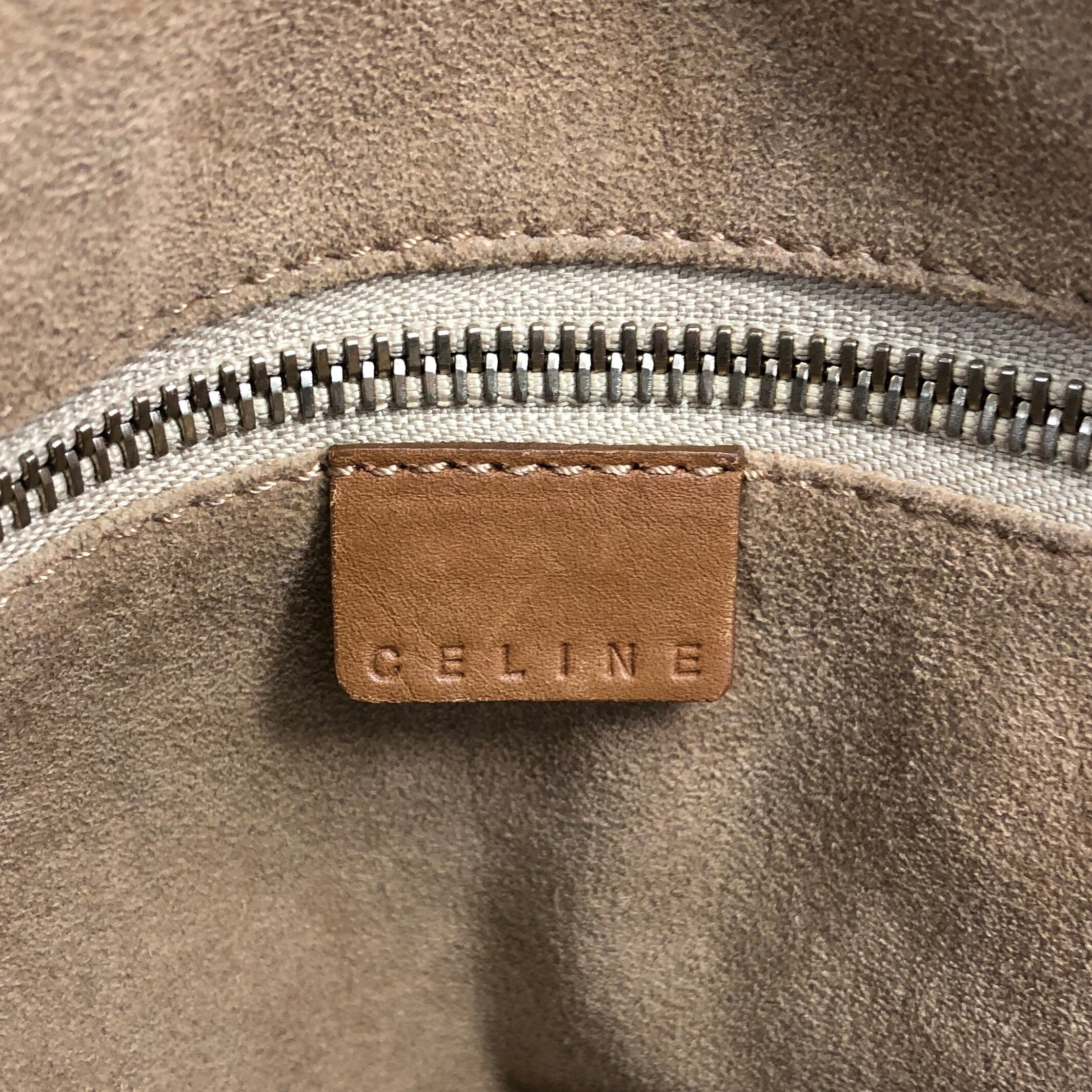 CELINE セリーヌ トートバッグ ブラック ブラゾン キャンバス レザー