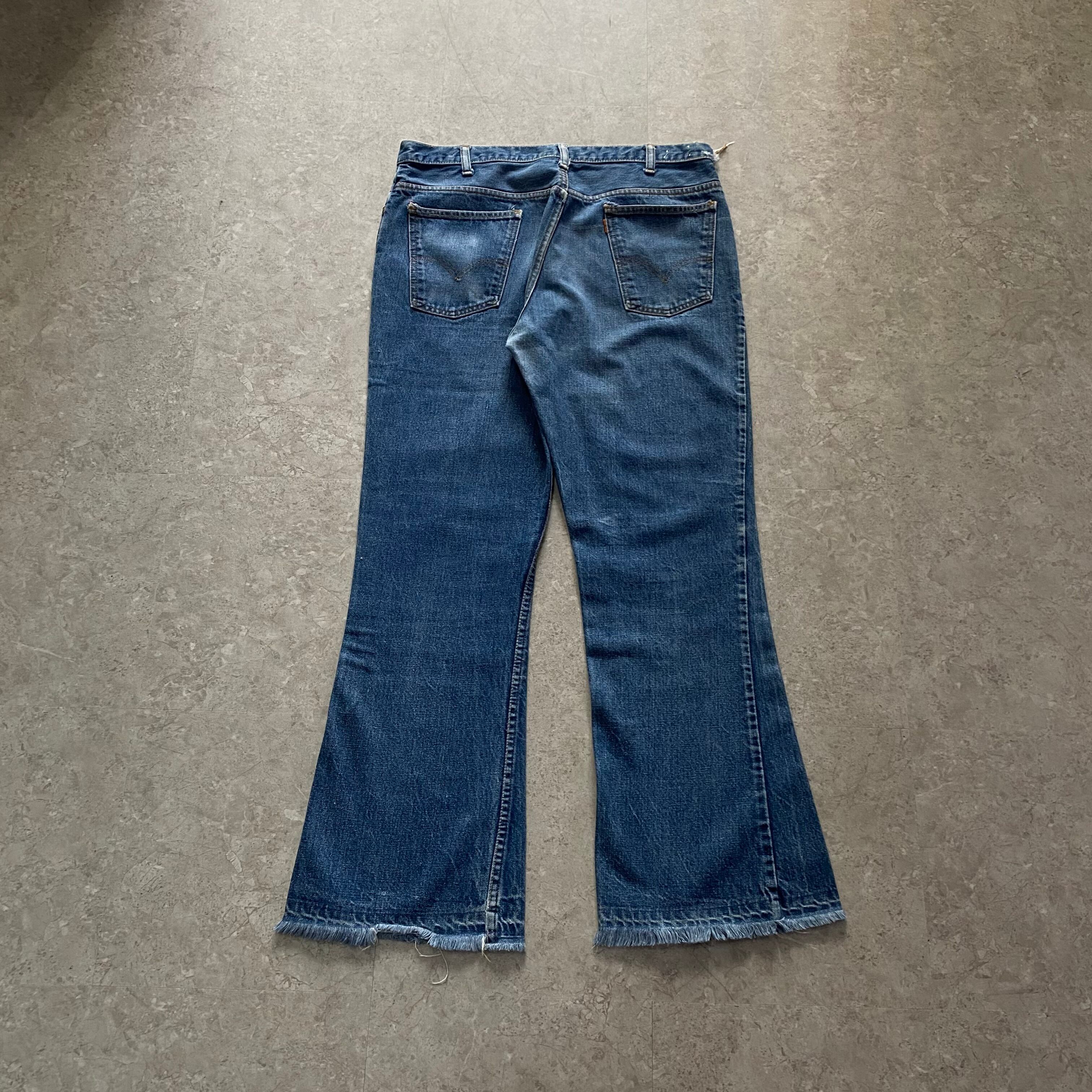 70s Levi's 646 flare denim pants 