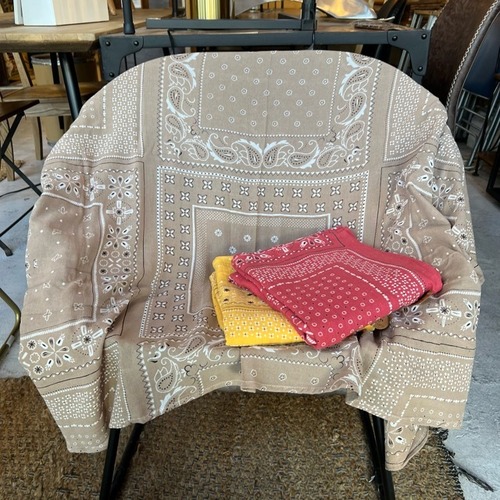 Bandana Multi Cover 3Color　バンダナマルチカバー　バンダナ　　マルチカバー　　テーブルクロス　　ソファーカバー　ベッドカバー　レッド　ベージュ　イエロー　cloth　Red　Beige　Yellow