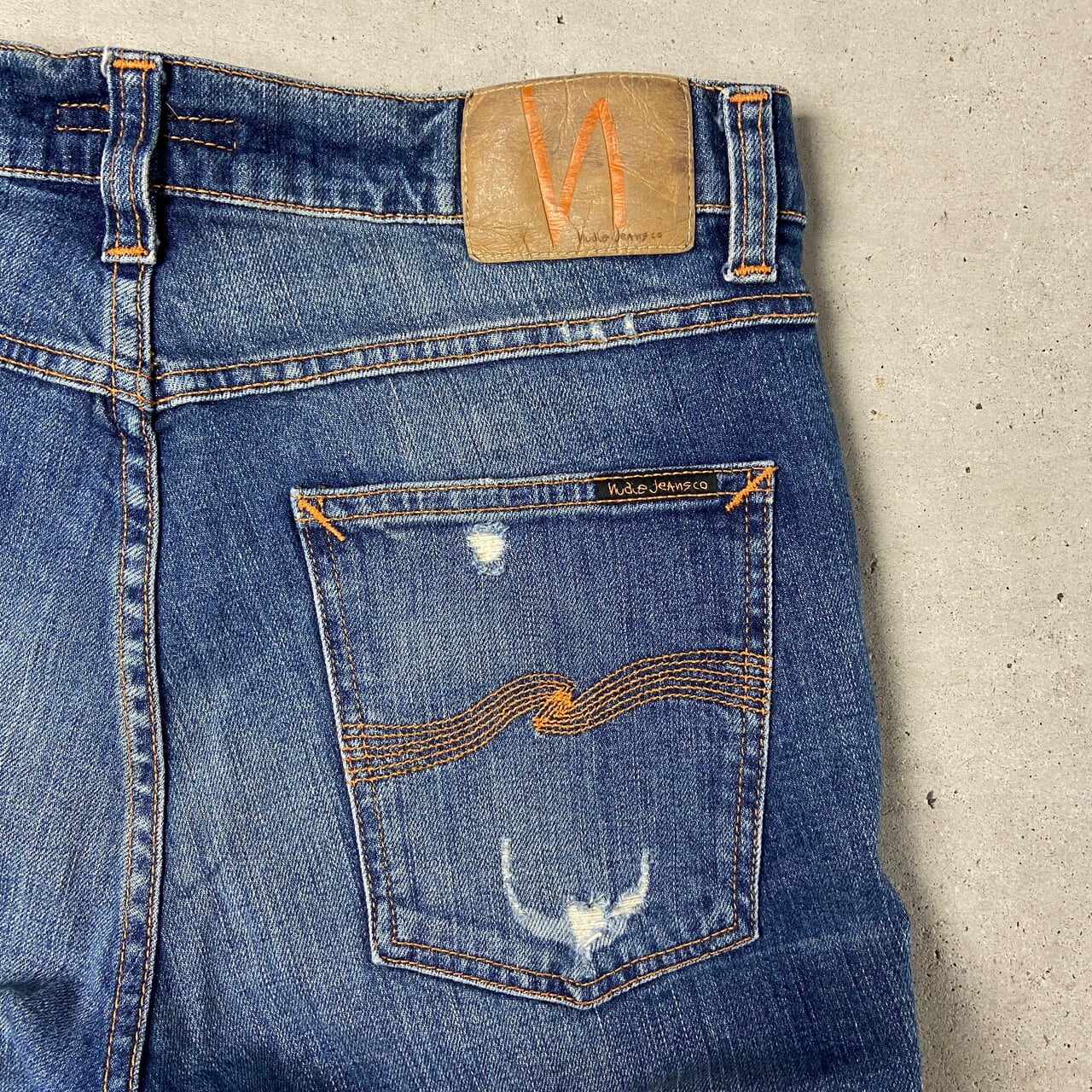 NUDIE JEANS ヌーディージーンズ スキニーデニムパンツ メンズW31 古着