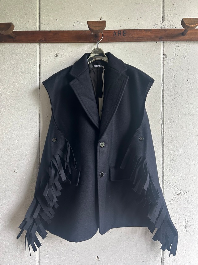 NOHARA  fringe jacket vest