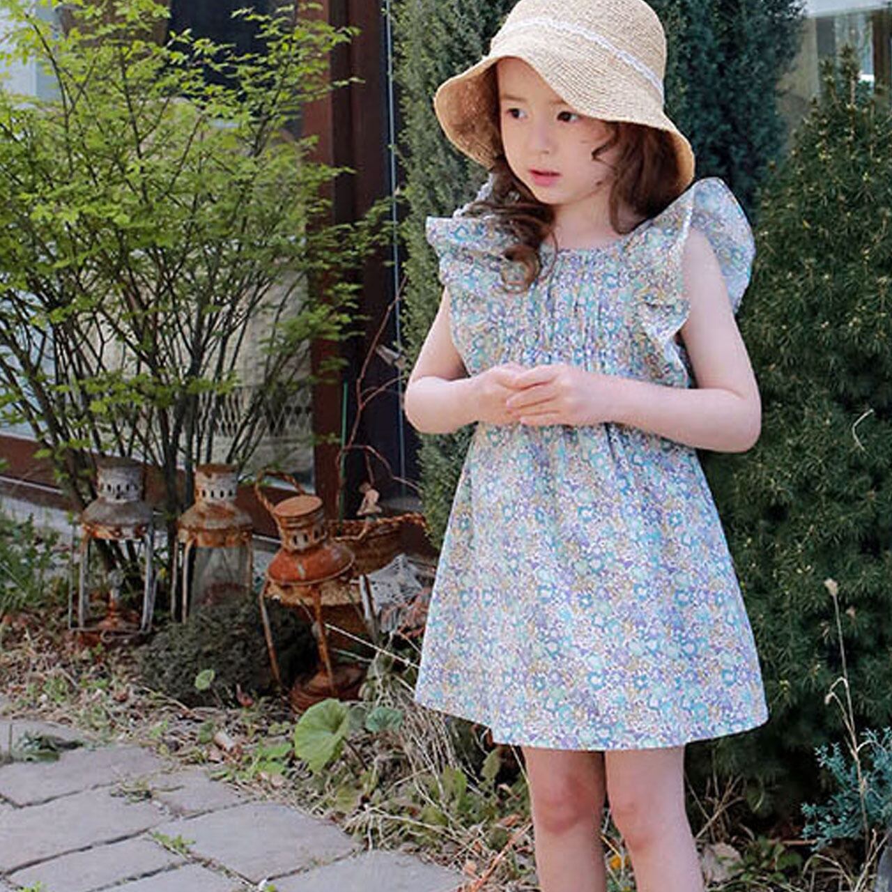 在庫一掃sale 50 Off 即納 Puella Flo フリル花柄ワンピース 子供服のmurababy