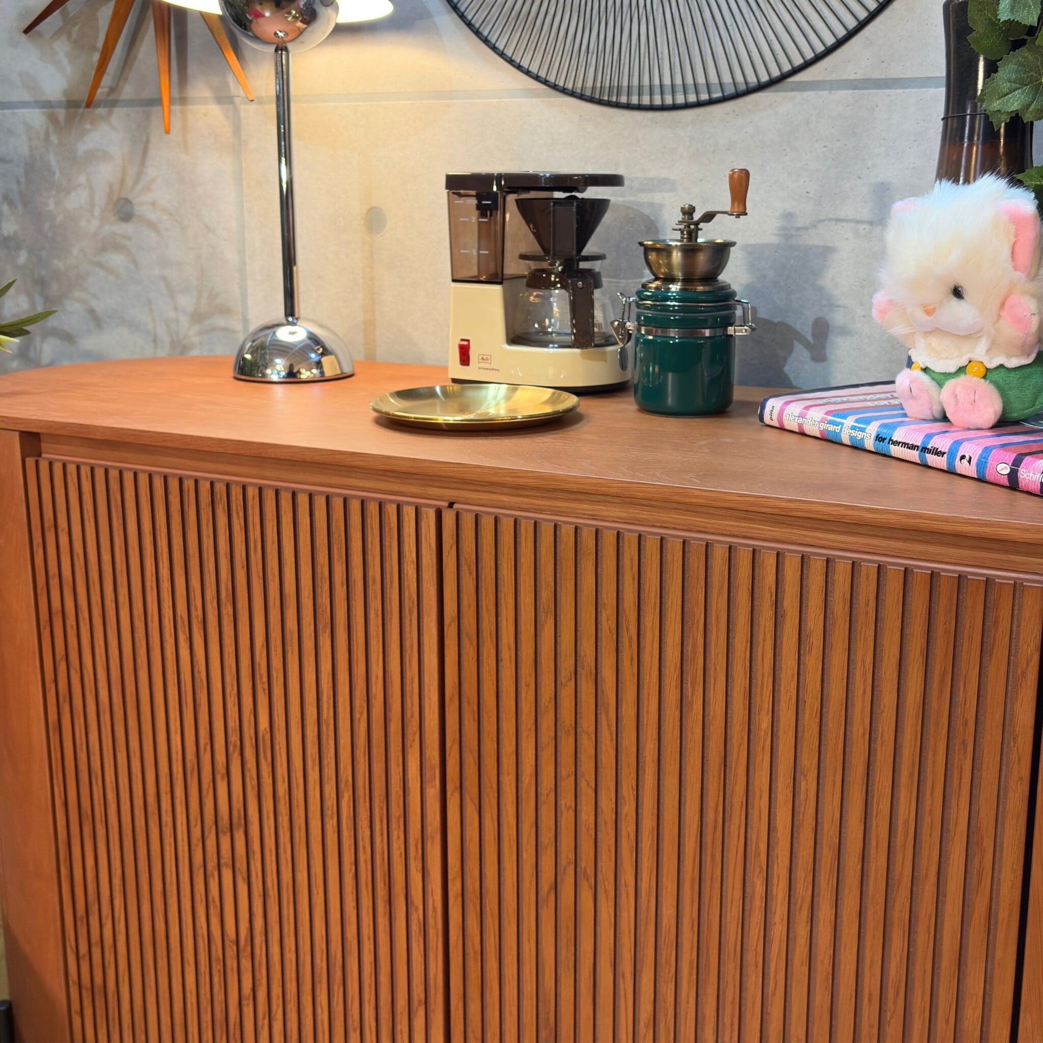 Contemporary / Oval Sideboard / オーバル型 サイドボード ローボード