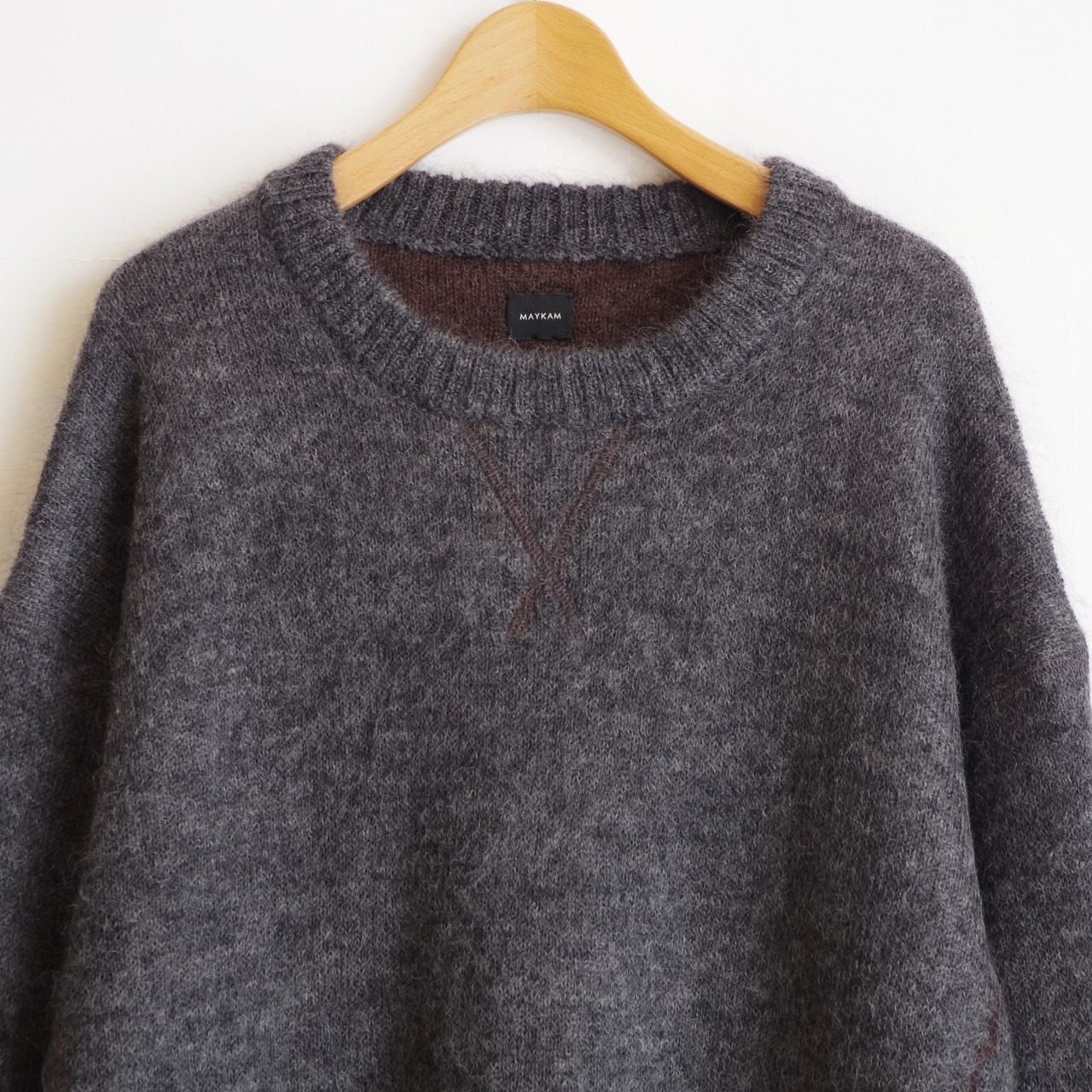 MAYKAM  MOHAIR CREW NECK P/O