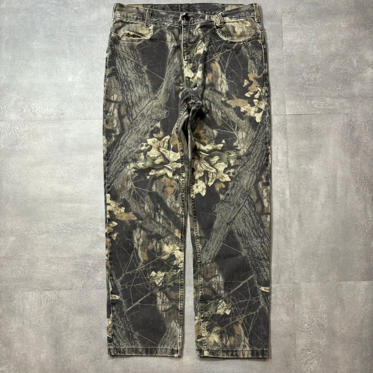 《実寸W34L30》MOSSY OAK モッシーオーク リアルツリーパンツ デニムパンツ no.4083