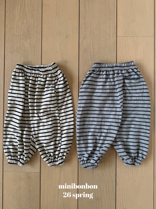 【取寄】minibonbon|spring pants|スプリングパンツ|XS-JL|kids&jr|26 spring