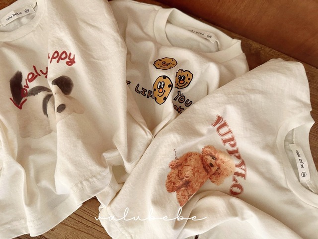 《予約》送料無料【valu bebe】Cute Animal Tee