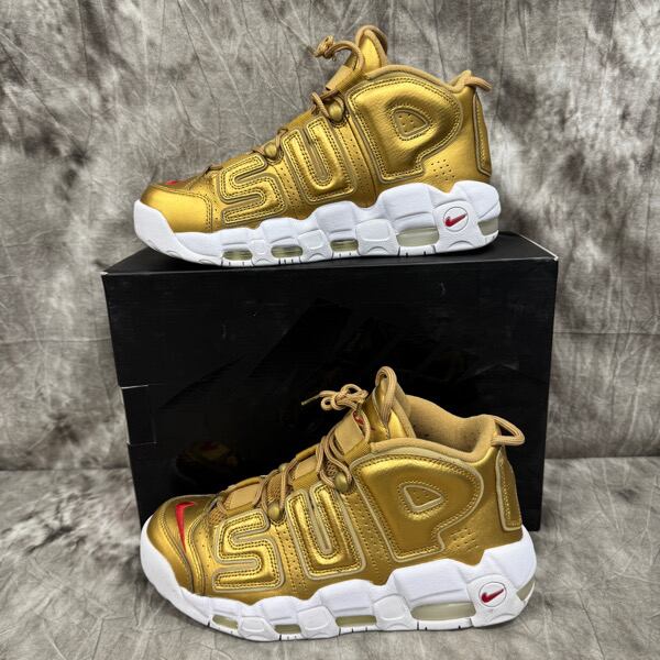 Nike Supreme ゴールド27.5cm　(中古品) Nike supreme シュプテンゴールド