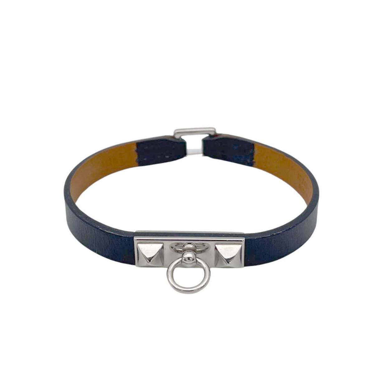 HERMES エルメス レザー ブレスレット リヴァル・ミニ ヴォー 