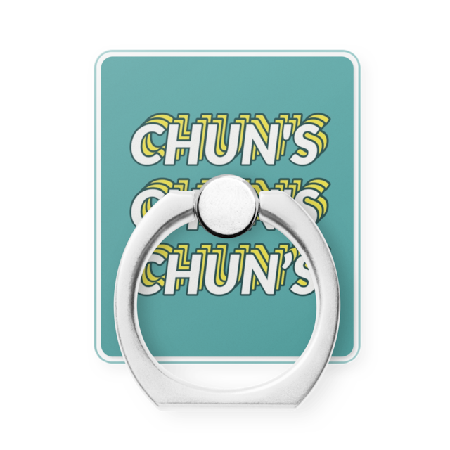CHUN'S  3D緑  スマホリング