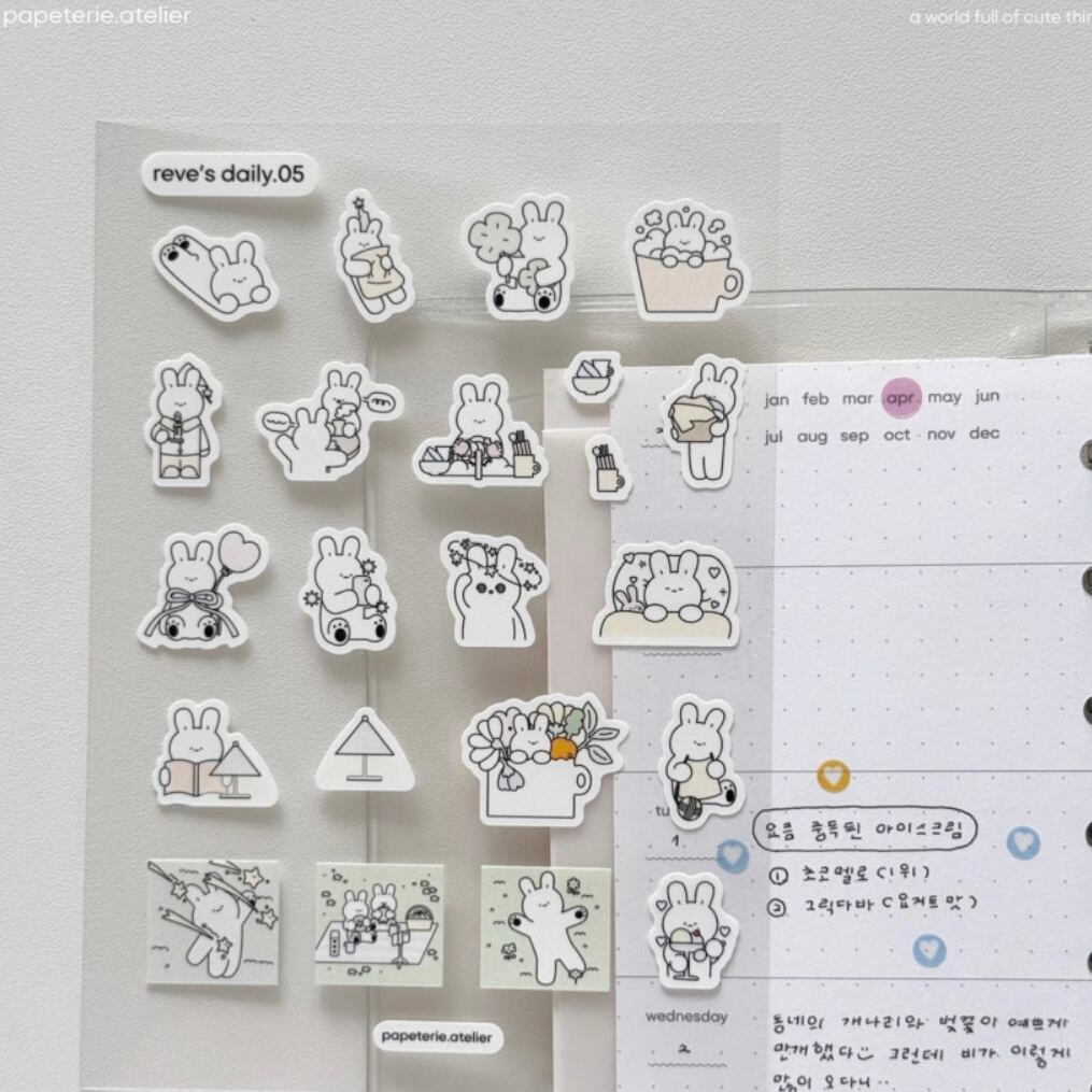 papeterie.atelier 〔 reve’s daily05 sticker〕