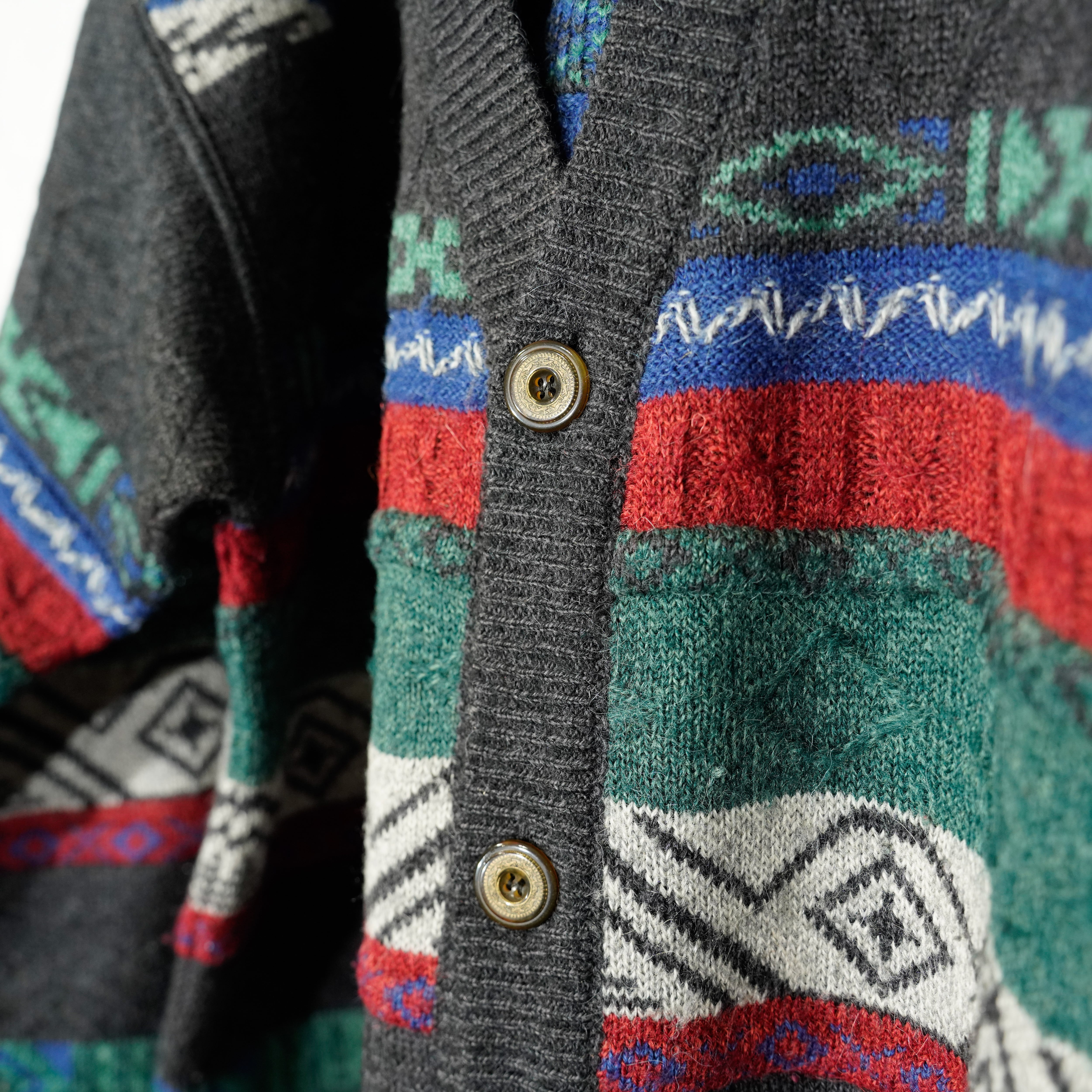 EU VINTAGE HANS LETTMANN PATTERNED DESIGN ALPACA BREND WOOL EU VINTAGE HANS LETTMANN PATTERNED DESIGN ALPACA BREND WOOL