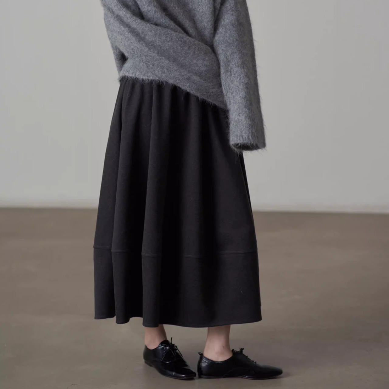 切り替え ミディアム丈 フレアスカート 00015・画像13