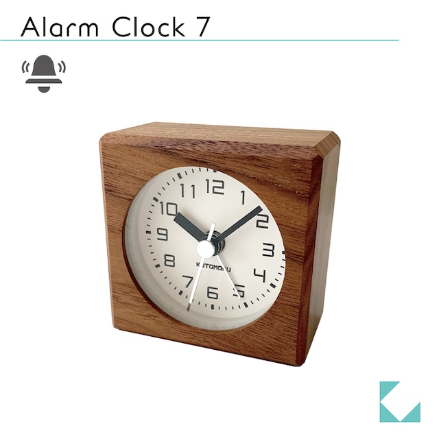 KATOMOKU Alarm Clock 5 ナチュラル km-78N