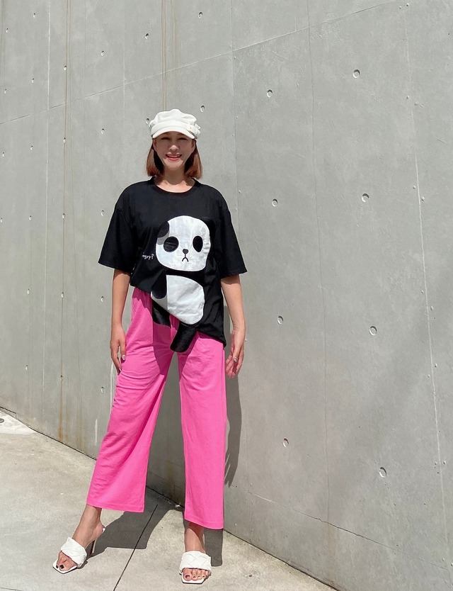 ゆるっとパンツ　ローズ