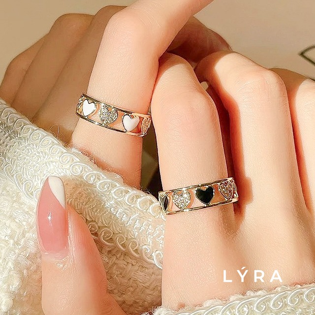 フィリコ未開封〜ハネムーンリング ふたりの聖地〜 ジルコニアハートリング | LYRA（ライラ） | 金属アレルギー対応