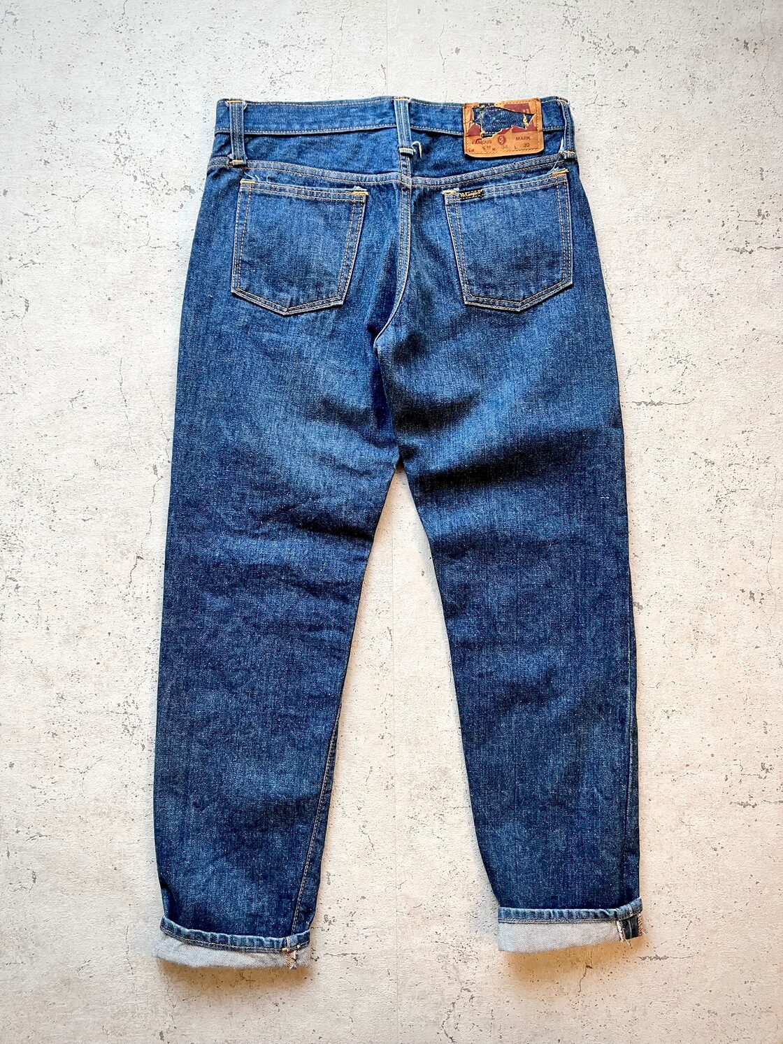 70s McCampbell 5PKT INDIGO DENIM SLIM TAPERED OLD VINTAGE マッ 