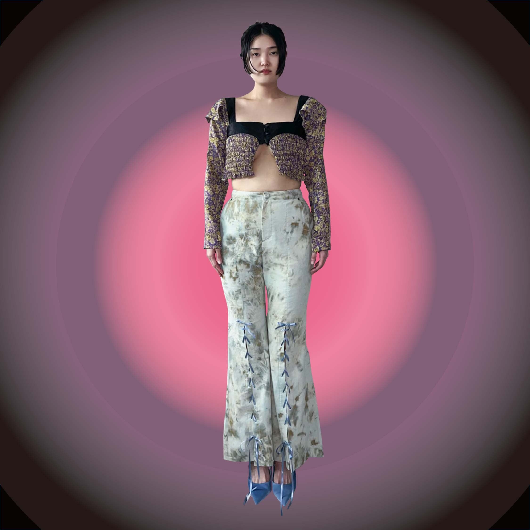 Ballerina shirring Top