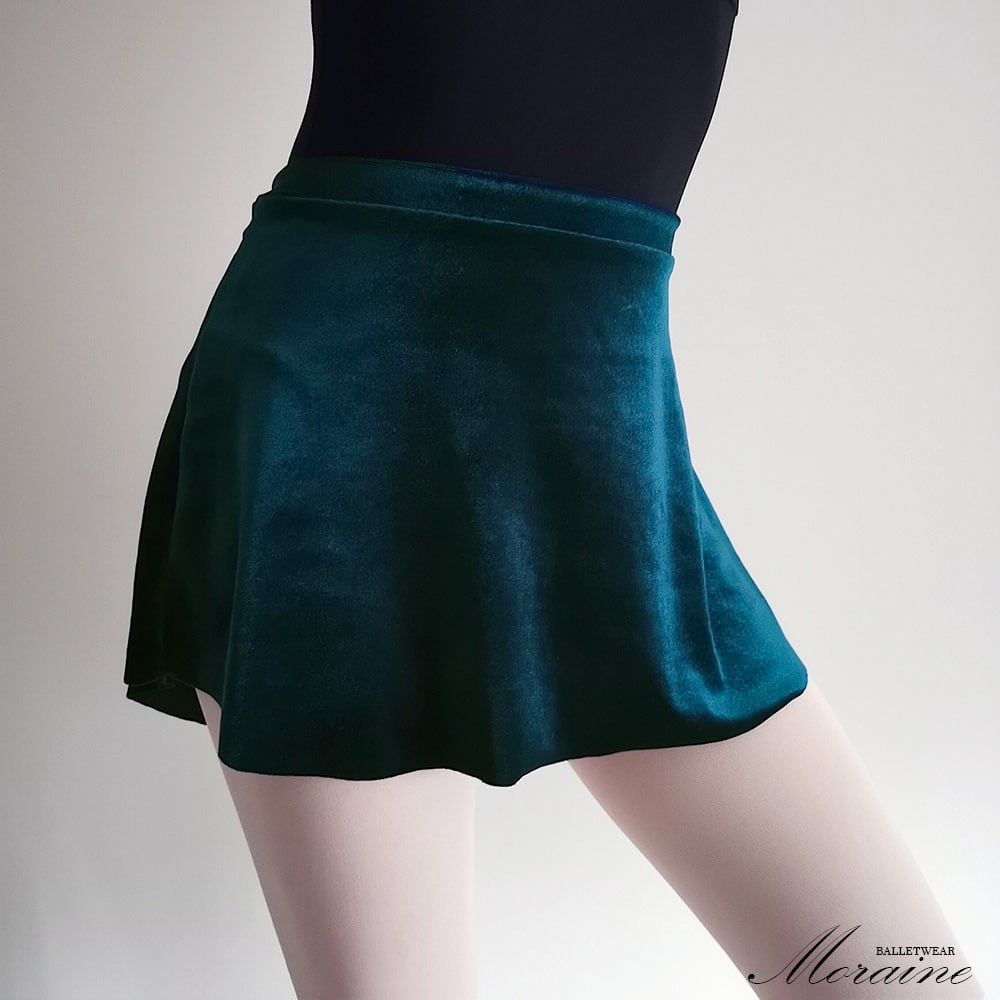 MORAINE バレエ用スカート　ネイビー MORAINE ベロアミニ プルオンスカート | バレエショップ Snowflake