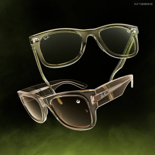 【Ray-Ban】スクエアセルフレーム　トランスペアレントグリーン【スター・ウォーズ】