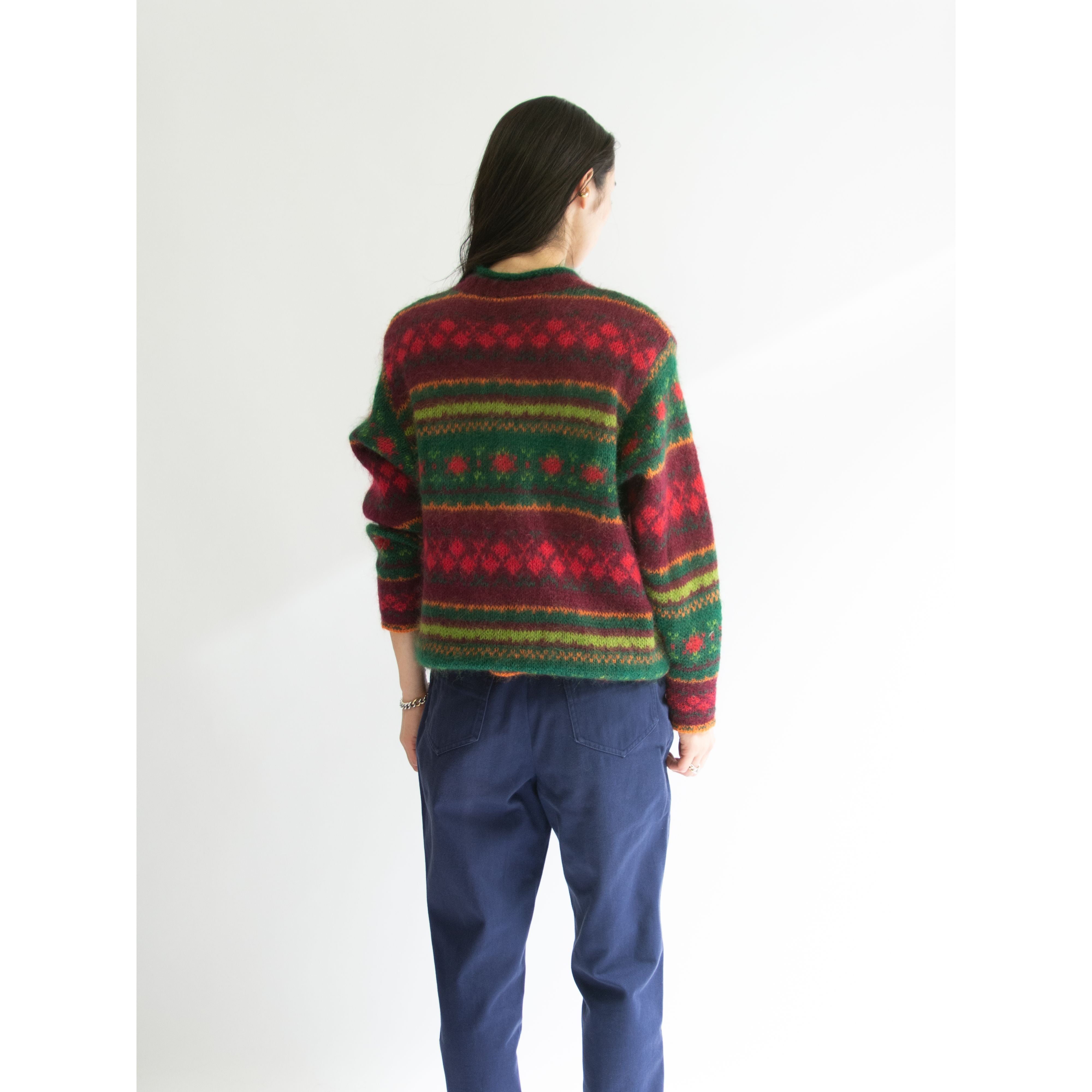 UNITED COLORS OF BENETTON】Made in Italy Wool-Nylon Pullover