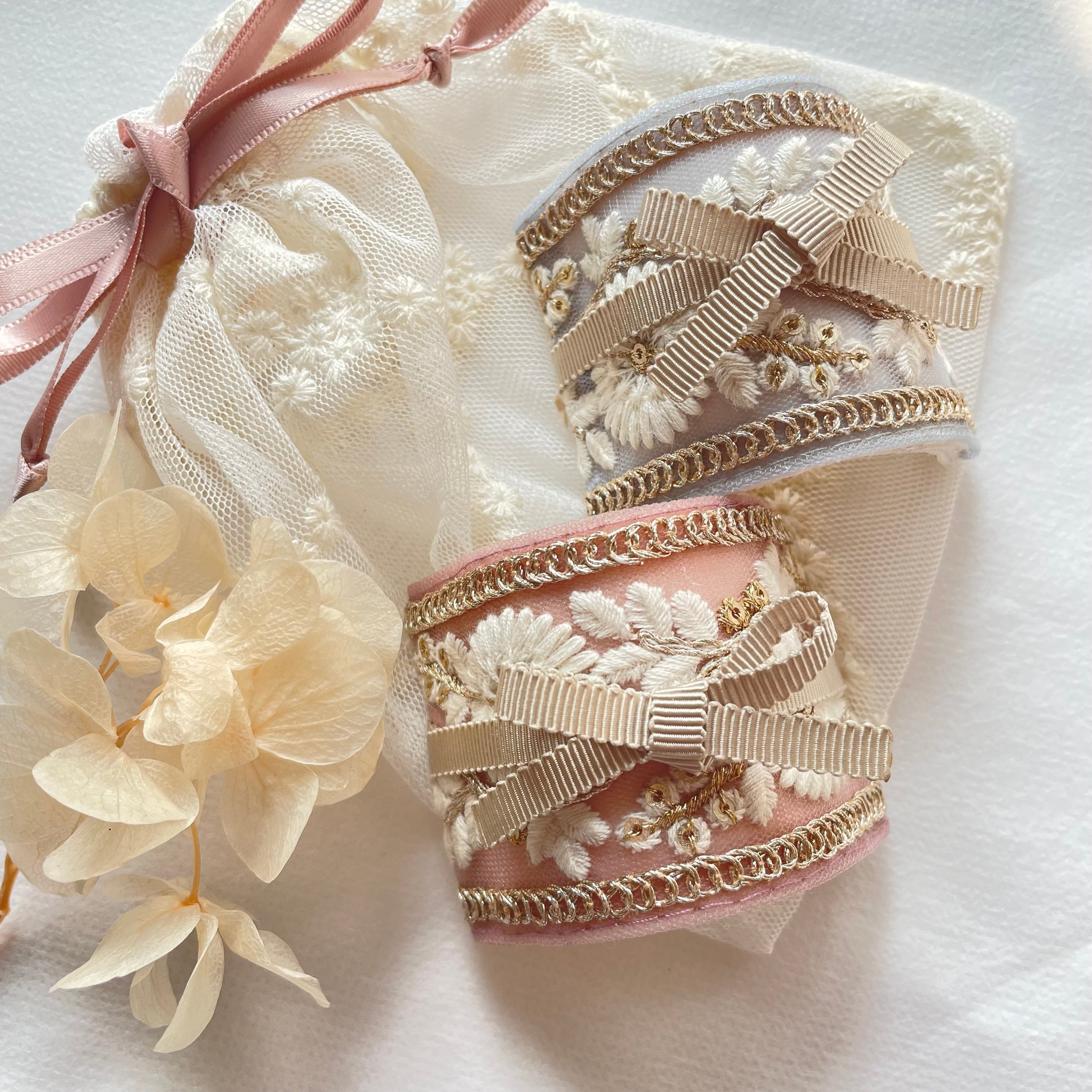 インド刺繍リボン ポニーフック | mimi marché