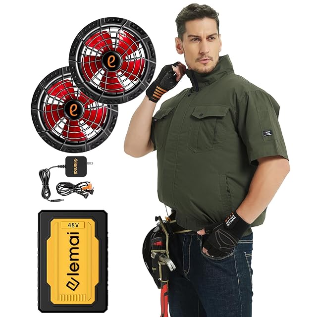 楽天市場】[elemai]2025年NEWモデルフアン付きベスト48V高電圧出力遮熱