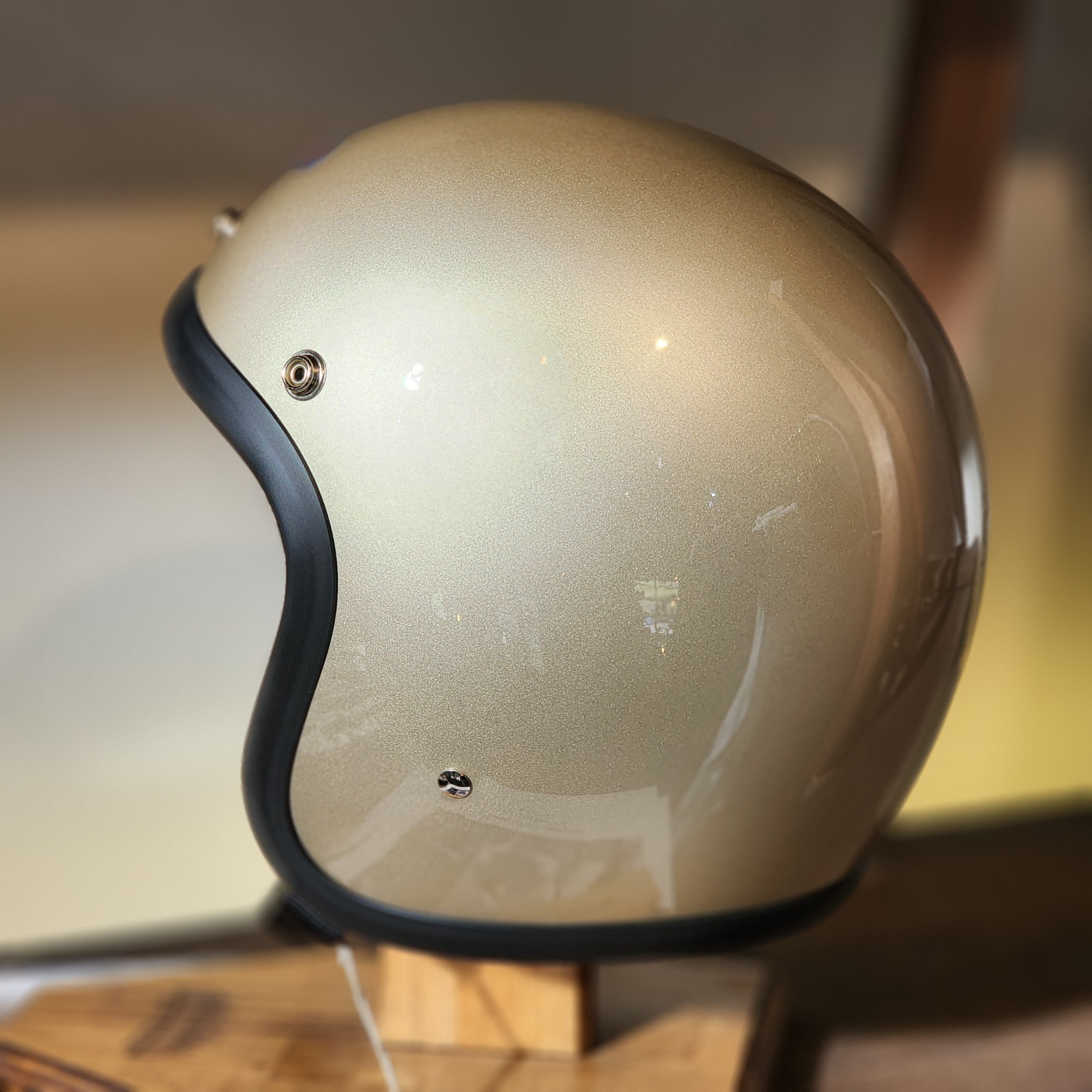 OCEAN BEETLE L.A.C-2 S.Gold＆S.Gray オーシャンビートル ヘルメット