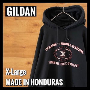 【GILDAN】フロリダ州 スクール プリント プルオーバー パーカー XL アメリカ古着