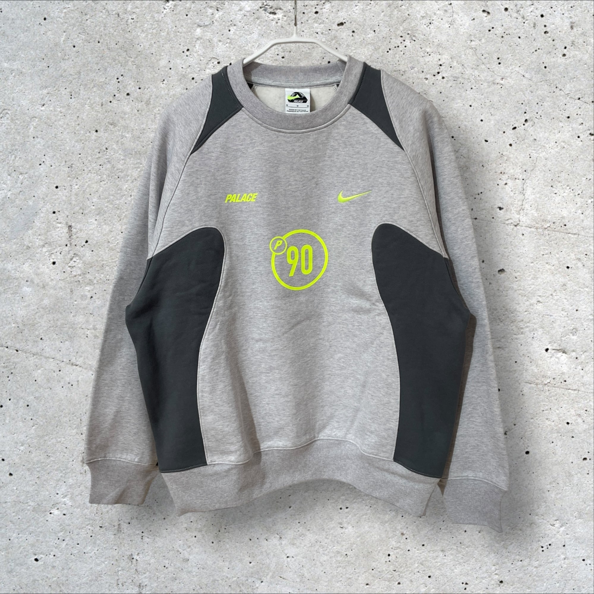 PALACE × NIKE Total P90 Crew Grey M RN-150137 パレス ナイキ