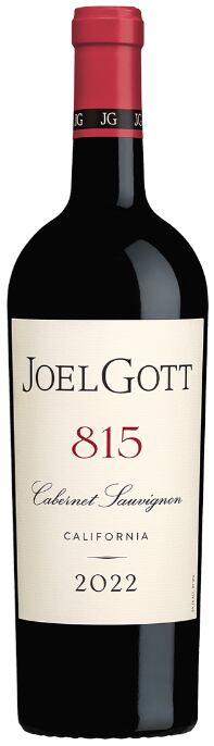 カベルネ・ソーヴィニヨン 815 カリフォルニア　22　ジョエル・ゴット　Cabernet Sauvignon "815" California 22 Joel Gott