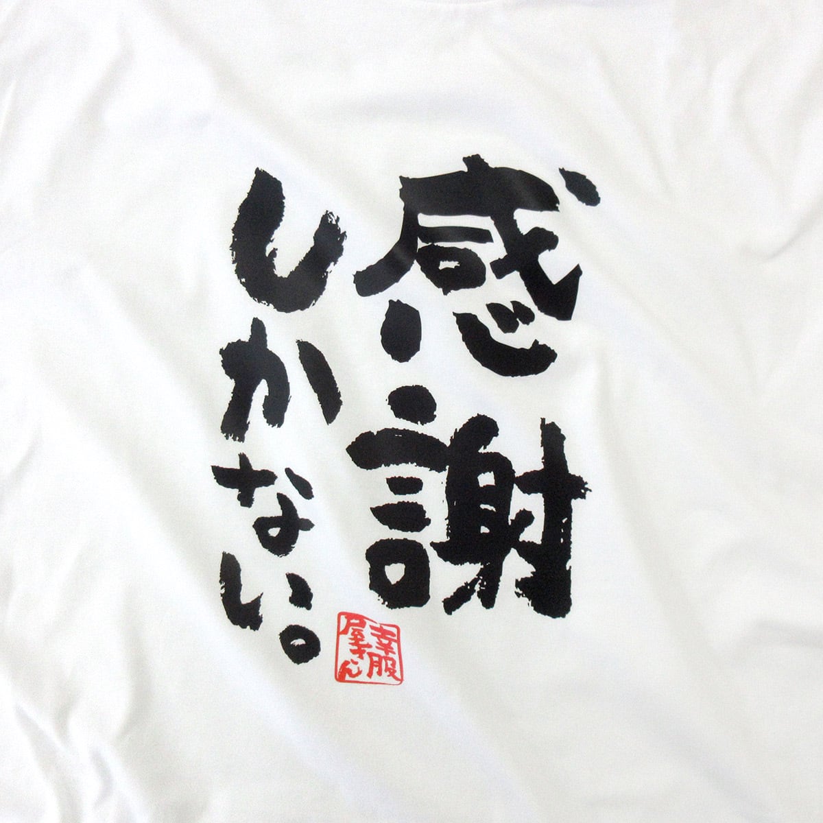 感謝しかない。 おもしろ 漢字Tシャツ ka400-30