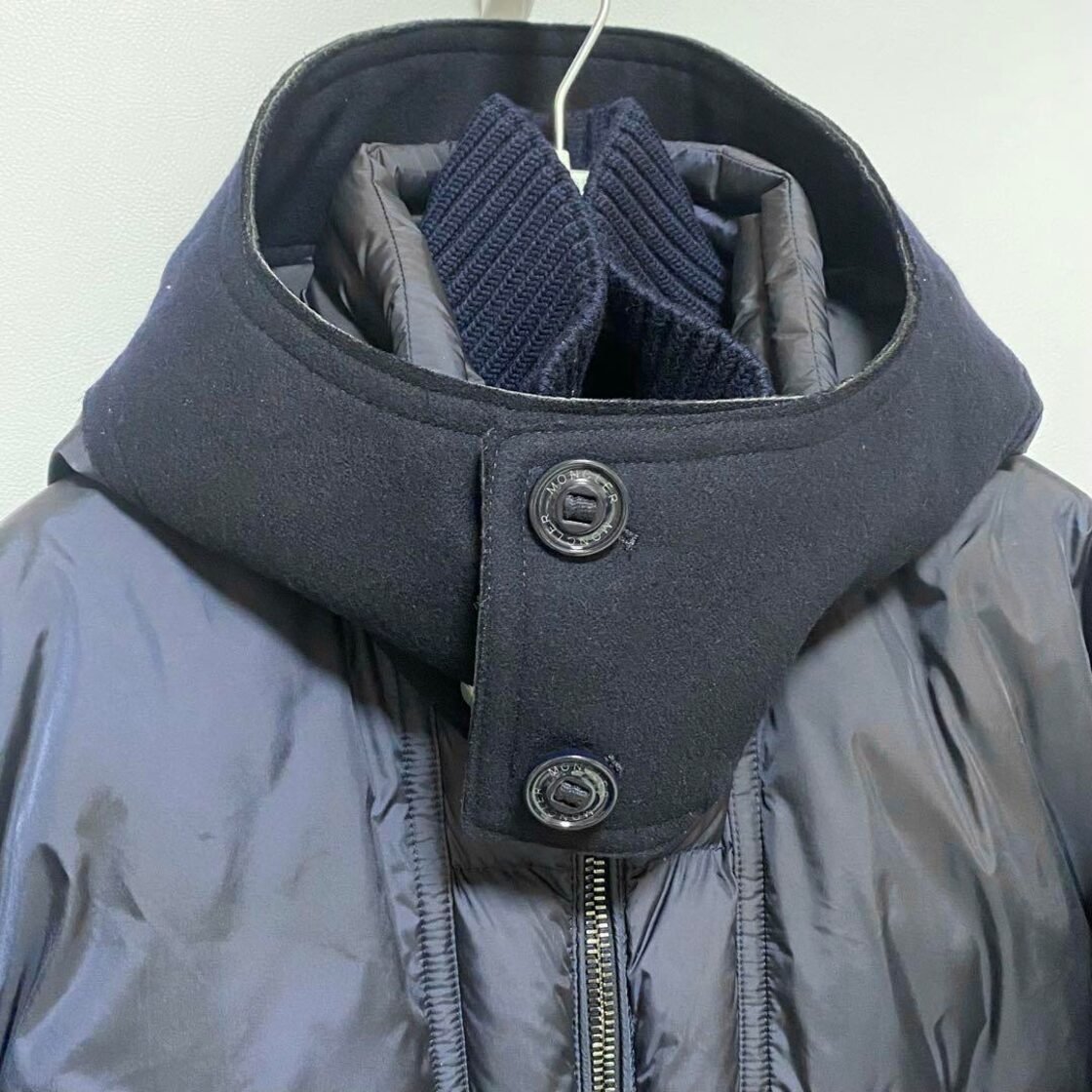MONCLER / DOMINIQUE サイズ5 ダウンジャケット ネイビー | Pay ID