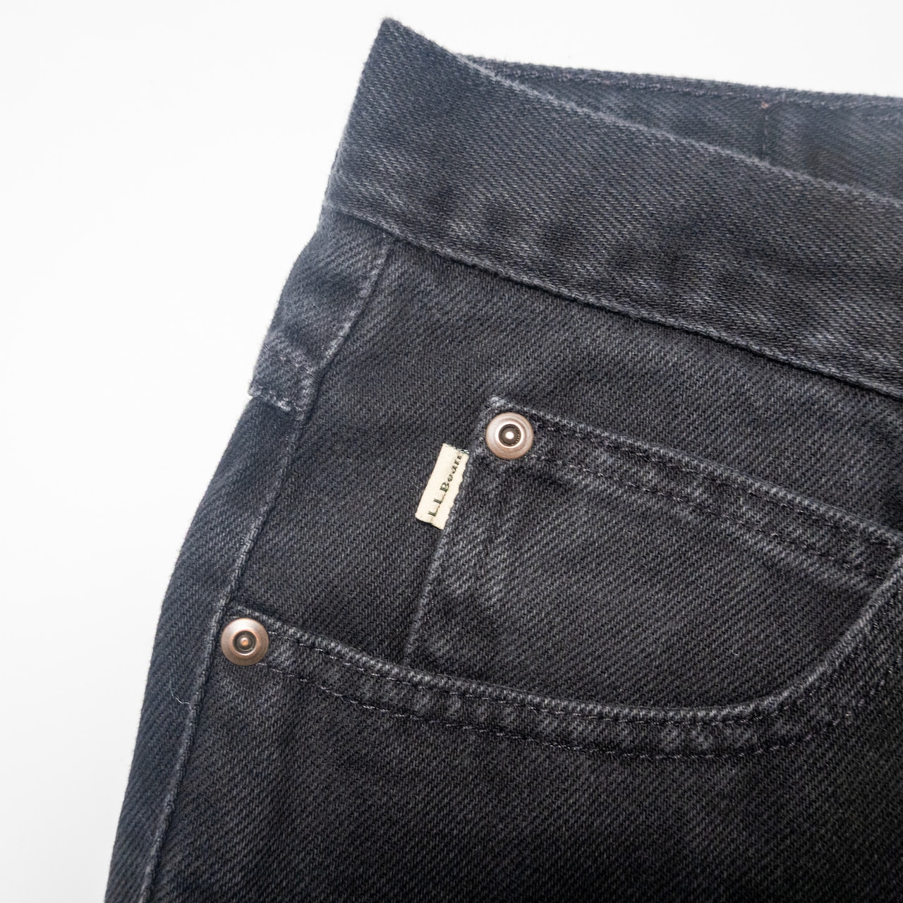 L.L.BEAN black denim