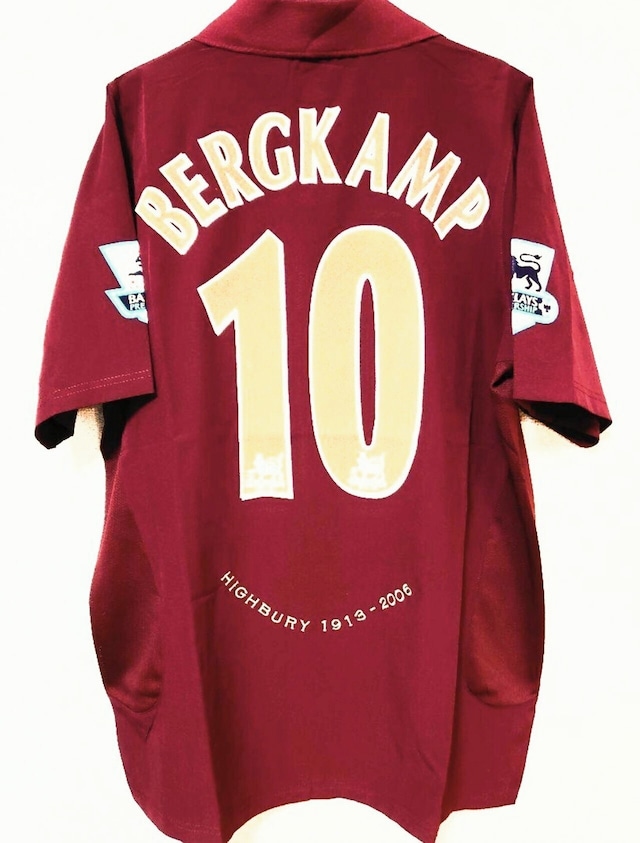 05-06アーセナルFC ベルカンプ ユニフォーム（H） | football uniform shop
