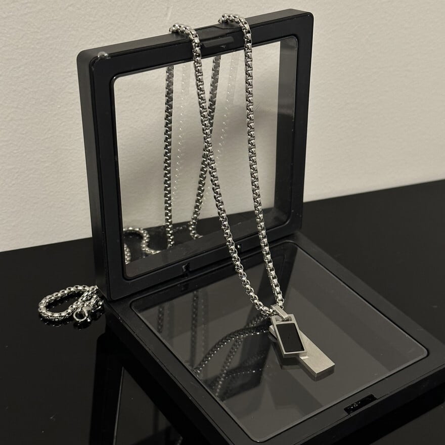 ゴシック ブラックバー ネックレス モード感を纏う日常&ライブアクセサリー